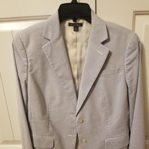 Brooks Brothers 365 Seer Sucker BlazerSz 10P